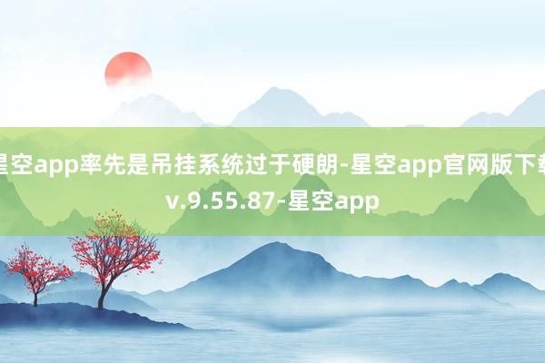 星空app率先是吊挂系统过于硬朗-星空app官网版下载v.9.55.87-星空app